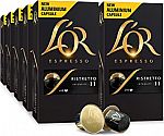 100-Ct L'OR Espresso Pods Ristretto Coffee Capsules $31