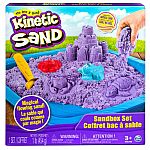 Kinetic Sand Sandbox Set (purple or blue) $5.35 & more