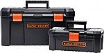 2-Count BLACK+DECKER Tool Box Bundle (19" & 12") $20.50