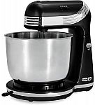 Dash 6-Speed Stand Mixer w/ 3 Quart Stainless Steel Mixing Bowl $14.94