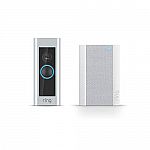 Prime Members: Ring Video Doorbell Pro + Ring Chime Pro $149.99