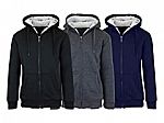 2-Pk Men's and Women's Sherpa Hoodies $25