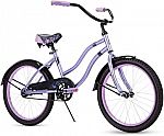 20" Huffy Fairmont Girls' Cruiser Bike (Metallic Lavender) $60