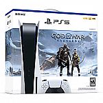Sony PS5 Disc Console – God of War Ragnarok Bundle $499.99