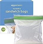 300-Count Amazon Basics Storage Bags (Sandwich) $5.73