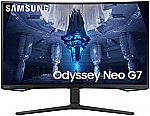 SAMSUNG 32" Odyssey Neo G7 4K G-Sync 1000R Curved Gaming Monitor $599.99