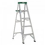 5' Werner Aluminum Type 2 Step Ladder (225 lb. Load Capacity) $30