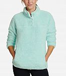 Eddie Bauer Women's Fast Plush Fleece Snap-Mock $10 & More + Free Shipping