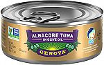 12-Pack 5oz Genova Premium Albacore Tuna in Olive Oil with Sea Salt $12.78