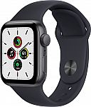 Apple Watch SE 1st Generation (GPS) 40mm Aluminum Case with Sport Band $99