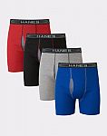 Hanes Men's X-Temp Cotton FreshIQ Boxer Briefs (8 for $19.50)