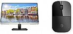 HP 24mh FHD Monitor & HP Wireless Mouse Z3700 $133.97