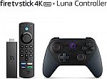 Fire TV Gaming Bundle with Fire TV Stick 4K Max and Luna Controller $65