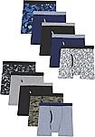 10-Pack Hanes Boys' ComfortSoft Waistband Boxer Briefs $10.50