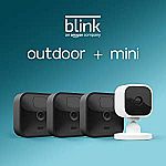 Blink Outdoor 3 camera kit with Blink Mini $139