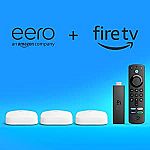 (Start 4:30pm ET): Amazon eero Pro 6 system (3-pack) with FireTV Stick 4K Max