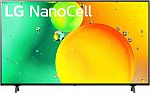 LG 50" NanoCell 75UQA Series LED 4K UHD Smart webOS TV $369.99