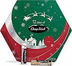 12 Days of ChapStick Holiday Advent Calendar Lip Balm Gift Set $13