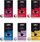 60-Ct Lavazza Espresso Capsules Nespresso Pods Variety Pack $12.25