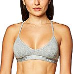 Calvin Klein Women's Motive Cotton Lightly Lined Bralette Bra $5