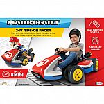Nintendo Super Mario Kart 24Vt Battery 3-Speed Drifting Ride-on Racer $269