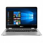 ASUS VivoBook Flip 14" HD Thin and Light 2-in-1 Laptop (N4020 4GB 128GB) $199