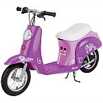 24V Razor Pocket Mod Miniature Euro-Style Electric Scooter (Kiki Purple) $149