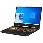 Asus TUF A15 15.6" FHD Gaming Laptop (Ryzen 5 4600H GTX 1650 8GB 512GB) $499.91