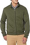 Amazon Essentials Men's Full-Zip Fleece Mock Neck Sweatshirt $10.90