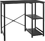 Amazon Basics Classic Home Office Computer Desk With Shelves $29.99