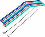 AmazonCommercial Silicone Straws and Cleaning Brushes $3.71