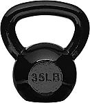 35 Lbs Amazon Basics Cast Iron Kettlebell Weight Enamel Finish $17.50