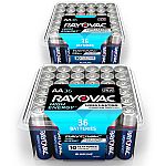 72-Ct Rayovac High Energy Alkaline Combo Pack, AA & AAA Batteries $11.18