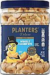 33-Oz Planters Fancy Whole Cashews w/ Sea Salt $12.36