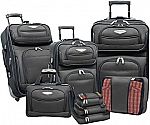 8-Piece Travel Select Amsterdam Expandable Rolling Upright Luggage Set $102