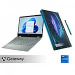 Gateway 14.1" 2-in-1 Elite FHD Laptop (i7-1165G7 256GB SSD, 8GB Gray) $349