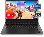 HP OMEN 17.3" 144Hz FHD Laptop (i7-12700H RTX 3060, 16GB 512GB 17-ck1010nr) $1200