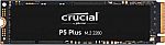 Crucial P5 Plus 2TB 3D NAND M.2 Gaming SSD $150