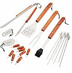 20-Piece Cuisinart Wooden Handle Grill Set $12