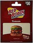 $50 Red Robin Gift Card $39.50 and more