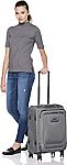 Amazon Basics Expandable Softside Carry-On Spinner Luggage Suitcase $38.50