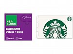 HR Block 2022 Deluxe + State Win Tax Software + $20 Starbucks Card $35 and more