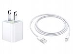 Apple 5W Charger & Apple 1-Meter USB-A to Lightning Cable $13