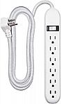 6' Philips Outlet Strip with Flat Plug $7