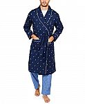Nautica Men's Long-Sleeve Lightweight Cotton Robe $21.99
