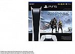 Sony PS5 Digital Console – God of War Ragnarok Bundle $459.99