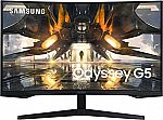 Samsung 27" Odyssey G52A QHD IPS 165Hz 1ms G-Sync Compatible HDR400 Gaming Monitor $215