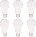 6-Pack 100W Equivalent  Amazon Basics A19 LED Light Bulb $4.85