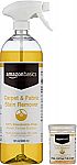 Amazon Basics Dissolvable Carpet Fabric Stain Remover Kit with 3 Refill Pacs $2.70