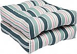 2-pack Amazon Basics Tufted Outdoor Patio Square Seat Cushion 19 x 19 x 5 Inches $14.65